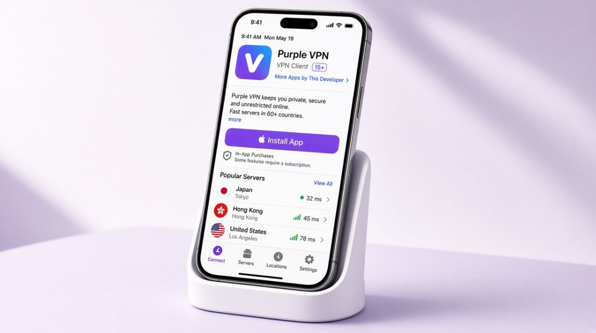 快连 APP 收藏界面示意